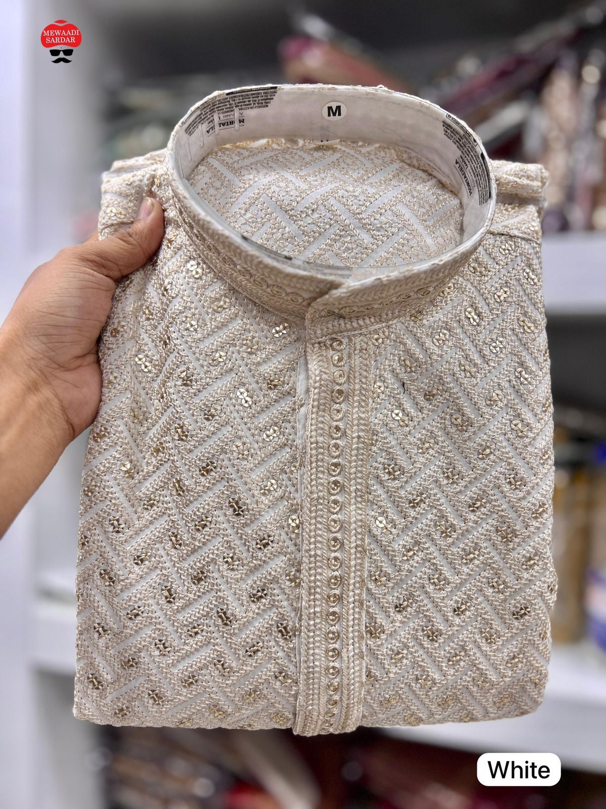 Mint green chikankari Kurta pajama set