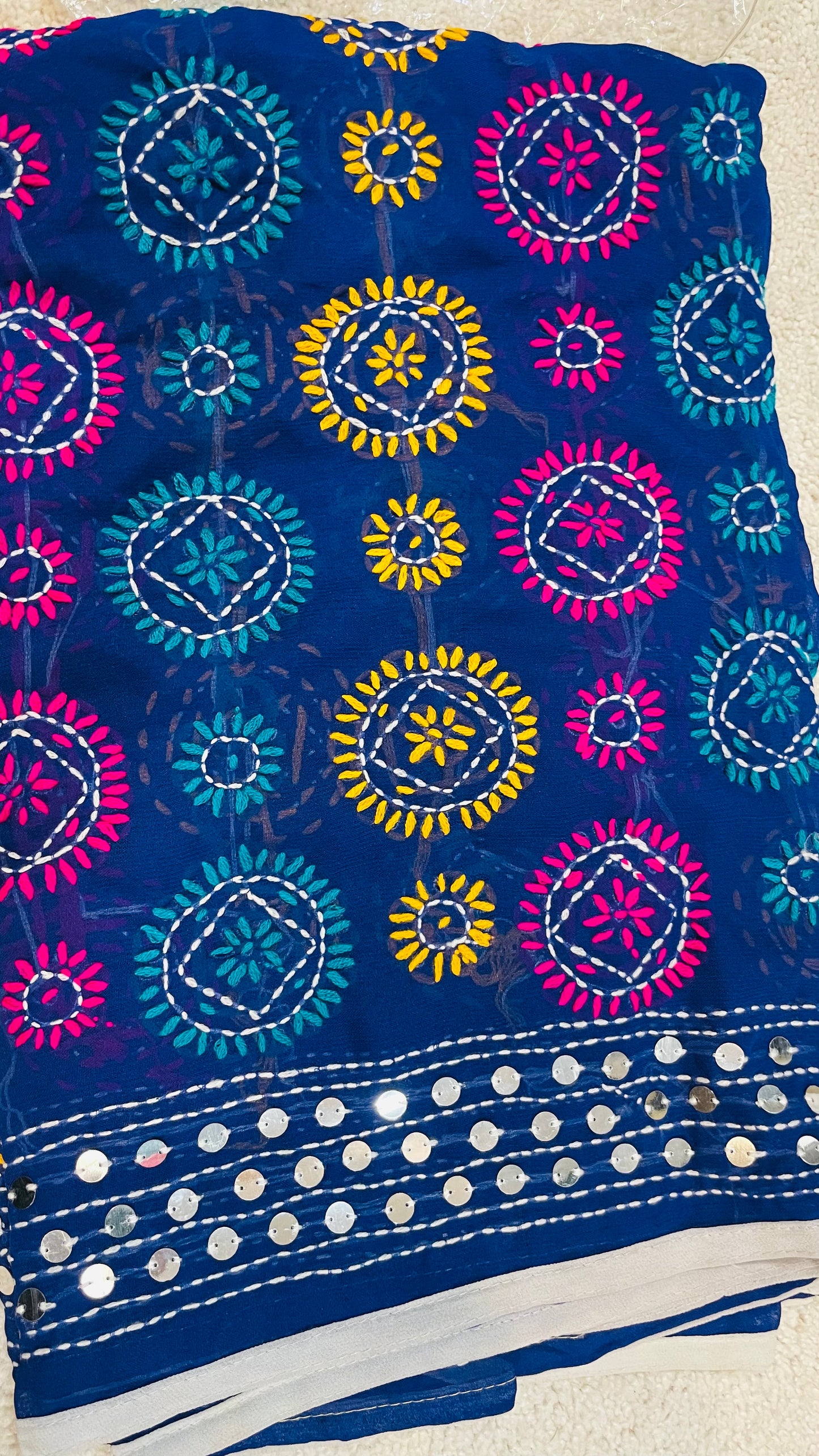 Chickenkari Georgette dupatta