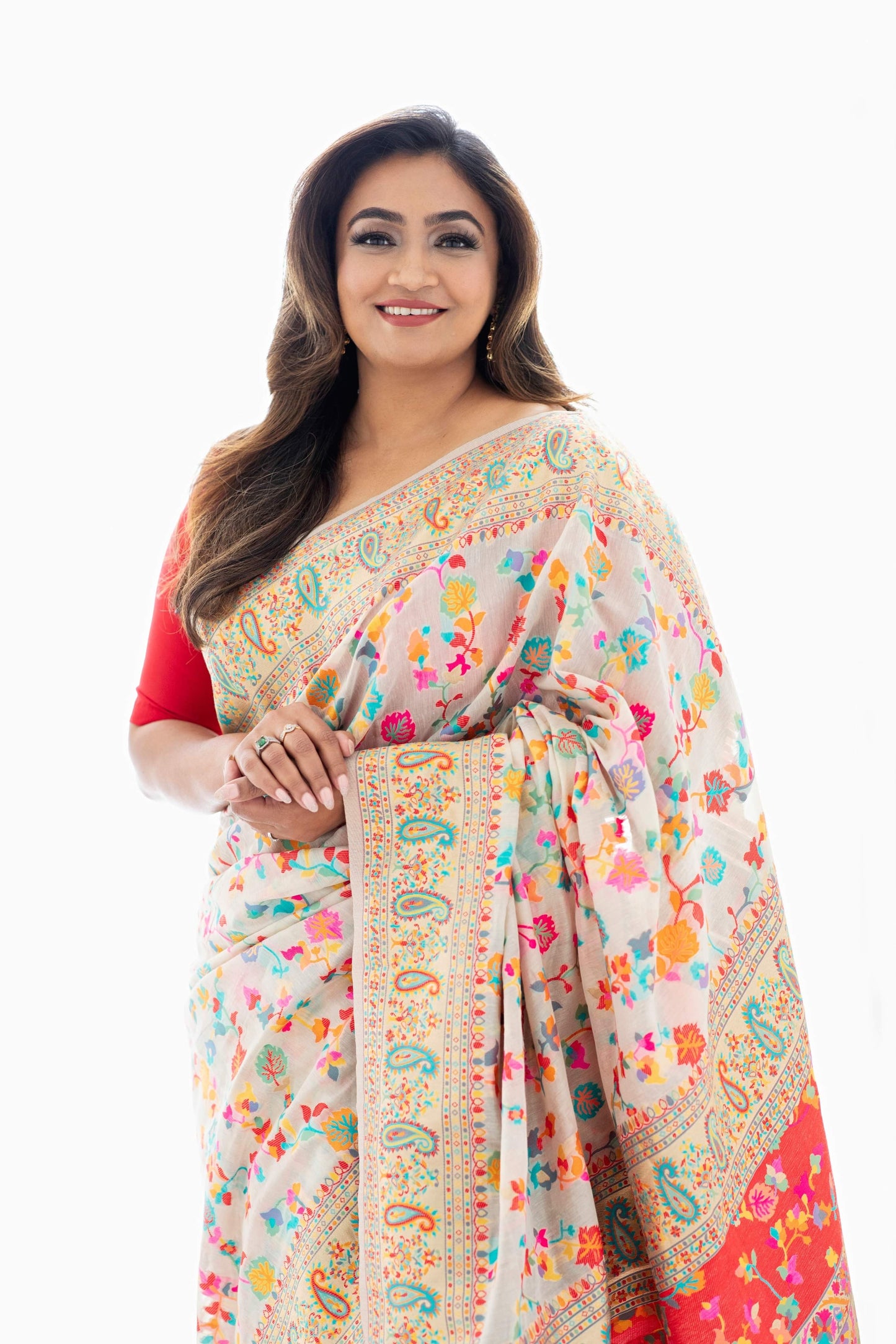 Luxurious Kashmiri Silk Saree