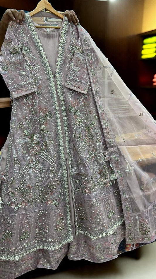 Pink Bridal Anarkali Dress