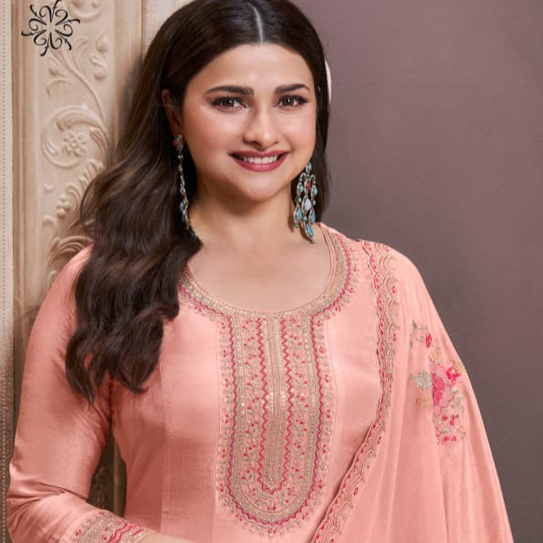 pink anarkali 