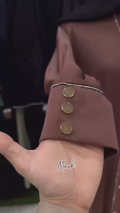 Silk Abaya with Scarf